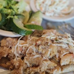 Lobster Pot Restaurant - Baked stuffed haddock