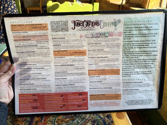 Menu photo 3 Jose O'Sheas Lakewood, CO Menu photo 3 Jose O'Sheas Lakewood, CO