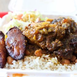Las Palmas Cafe - Maduros Arroz Blanco #3. Big Boss Lunch Special