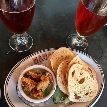 Mamaleh's Delicatessen - Bagel bocks & chopped liver on the bar - Delis Near Me - Cambridge, Massachusetts