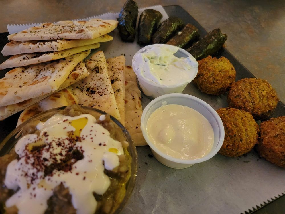 Food from Mo’s Falafel House