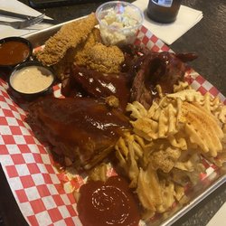 Rockys Roadhouse - Ribs, cat fish, brisket, waffle fries