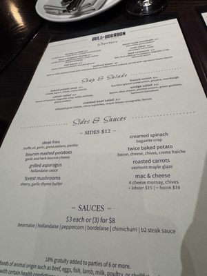 Menu photo 2 Bull & Bourbon Steakhouse El Cajon, CA Menu photo 2 Bull & Bourbon Steakhouse El Cajon, CA