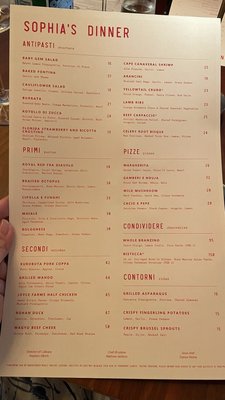 Menu photo 4 Sophia's Trattoria Orlando, FL Menu photo 4 Sophia's Trattoria Orlando, FL