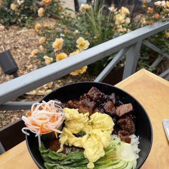 Toast Kitchen & Bakery - Pork Belly Rice Bowl - Breakfast & Brunch Near Me - Tustin, California Toast Kitchen & Bakery - Pork Belly Rice Bowl - Breakfast & Brunch Near Me - Tustin, California