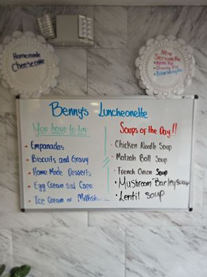 Menu photo 1 Benny's Luncheonette Fair Lawn, NJ Menu photo 1 Benny's Luncheonette Fair Lawn, NJ