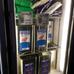 One of many packed fridges