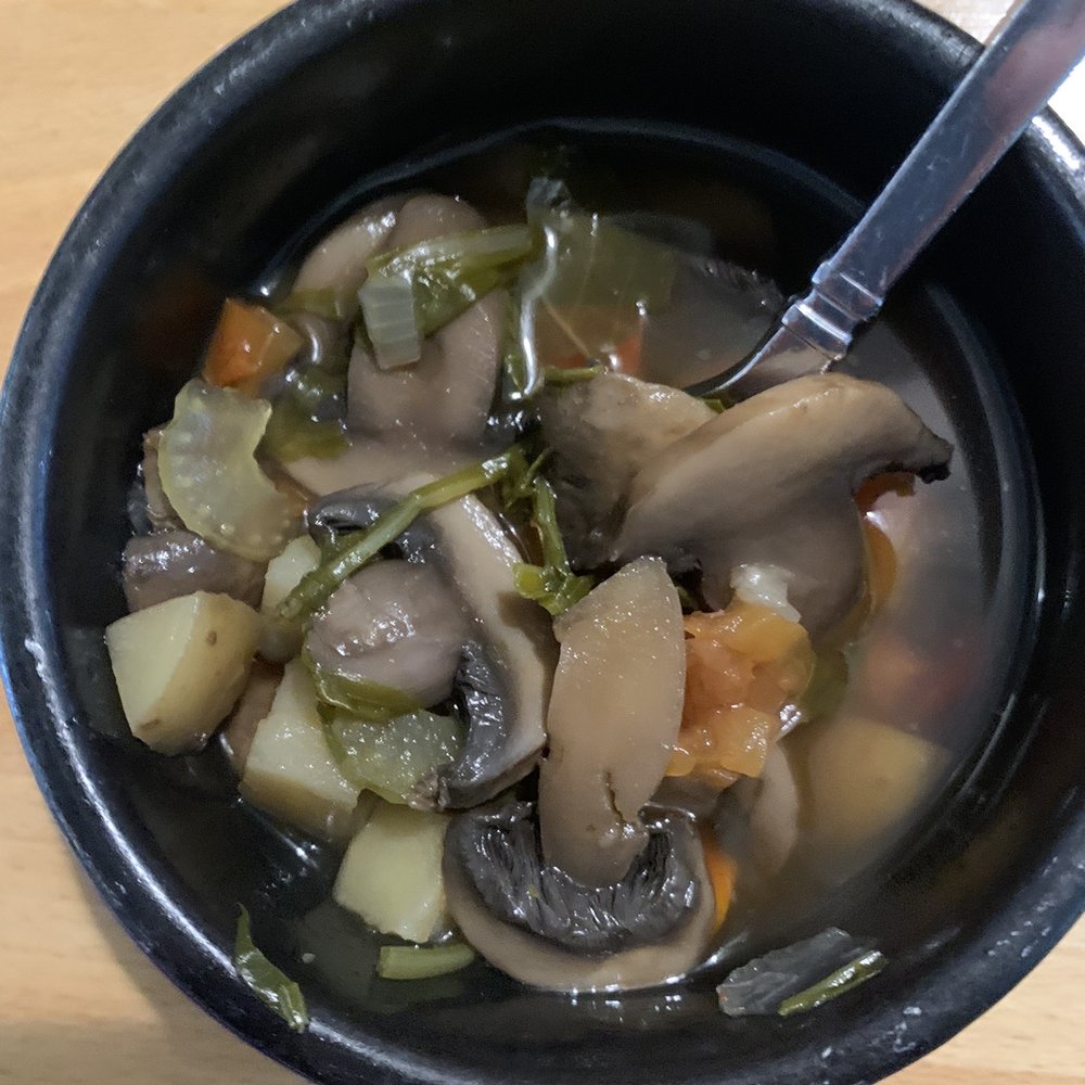 Van Gogh's Eeterie - Fungus soup labeled Vegetable soup - Breakfast & Brunch Near Me - Springfield, Missouri Van Gogh's Eeterie - Fungus soup labeled Vegetable soup - Breakfast & Brunch Near Me - Springfield, Missouri