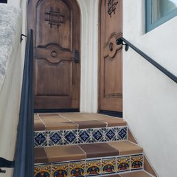 The gorgeous wooden doors and Spanish tiles were breathtaking The gorgeous wooden doors and Spanish tiles were breathtaking