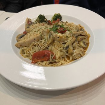 Trattoria Di Parma - Chicken Genovese with angel hair pasta - Italian Near Me - Toronto, Ontario Trattoria Di Parma - Chicken Genovese with angel hair pasta - Italian Near Me - Toronto, Ontario