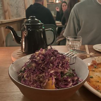 Kawa Ni - Red cabbage + subarashi pear - Izakaya Near Me - Denver, Colorado