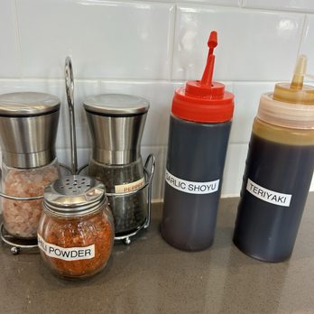 Sizzling Lunch - Condiments - Teppanyaki Near Me - Berkeley, California