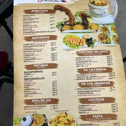 El Paladar Jibaro - Menu