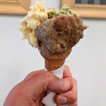 Gelateria dei Gracchi - Gelateria dei Gracchi 01-18-2020: Pine Nut Cream, Pistachio, Dates and Walnut - Ice Cream & Frozen Yogurt Near Me - Rome, RM