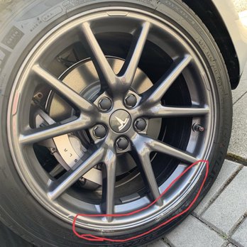 Curbside Wheel Repair - Some more bad rim rash - Wheel & Rim Repair Near Me