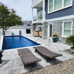 Walford Landscaping - Paver pool Patio and water feature