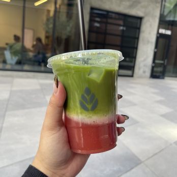 Milk Tea People - Matcha strawberry tea - Tea Rooms Near Me - Denver, Colorado