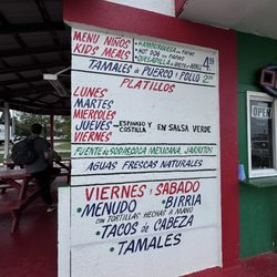 Carniceria Y Taqueria Don Juan - Menu en Espanol