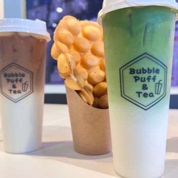 Bubble Puff & Tea - I got Coconut lover and Uji Matcha latter. - Bubble Tea Near Me - Pasadena, California Bubble Puff & Tea - I got Coconut lover and Uji Matcha latter. - Bubble Tea Near Me - Pasadena, California