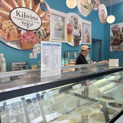 Kilwins Ice Cream - Chocolate - Fudge - Ice Cream area