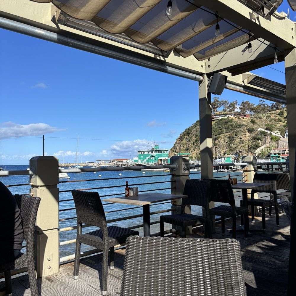 Bluewater Avalon - The view from the patio. - Seafood Near Me - Avalon, California Bluewater Avalon - The view from the patio. - Seafood Near Me - Avalon, California
