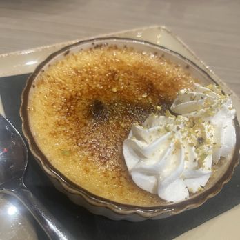 Oak & Fork - Pistachio crème brûlée - Wine Bars Near Me - Casino, Arizona