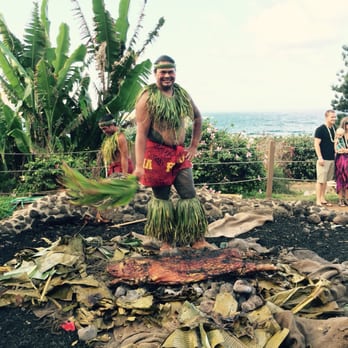 Chief's Luau - Cooking the pork! - Performing Arts Near Me - Kapolei, Hawaii