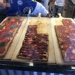 Grandma with pesto drizzle amazing