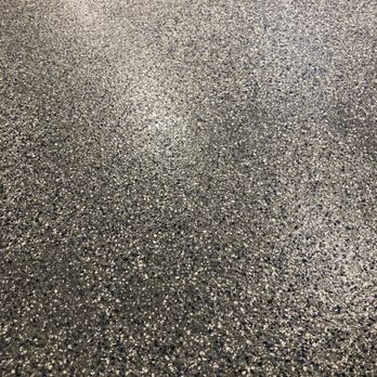 Master Coating - Picked the grey base epoxy with black, blue, and white flakes - Flooring Near Me - Bay Point, California