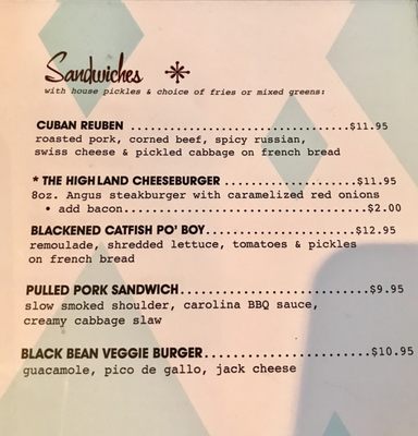 Menu photo 1 Highland Kitchen Somerville, MA Menu photo 1 Highland Kitchen Somerville, MA