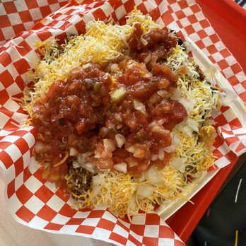 L.A. Taco House - Ground Beef Taco Fries - American Near Me - Los Angeles, California