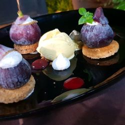 La Bastide de Venelles - Figues rôties, biscuit noisette