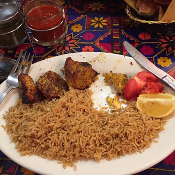 Khyber Pass Kabob - Chicken kabob with brown basmati rice - Afghan Near Me - Dublin, California Khyber Pass Kabob - Chicken kabob with brown basmati rice - Afghan Near Me - Dublin, California