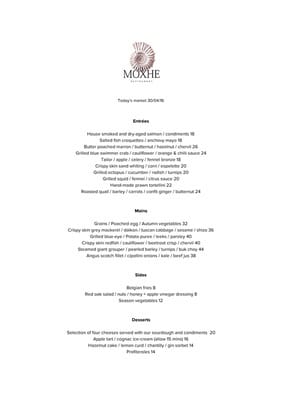 Menu photo 1 Moxhe Bronte, NSW