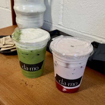 Damo - Match and strawberry milk - Coffee & Tea Near Me - Los Angeles, California