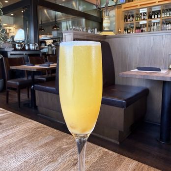 Bloom Restaurant + Bar - POG mimosa (has popping boba on the bottom) - New American Near Me - San Juan Capistrano, California Bloom Restaurant + Bar - POG mimosa (has popping boba on the bottom) - New American Near Me - San Juan Capistrano, California