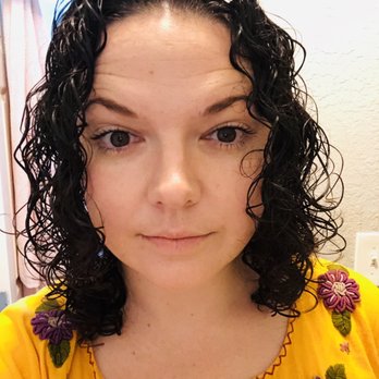 Planet Curls - At home with clips in letting it air dry - Hair Salons Near Me - Houston, Texas
