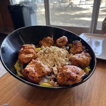 Papa K's Mediterranean Kitchen - Mediterranean Salad with chicken - Mediterranean Near Me - Santa Ana, California Papa K's Mediterranean Kitchen - Mediterranean Salad with chicken - Mediterranean Near Me - Santa Ana, California