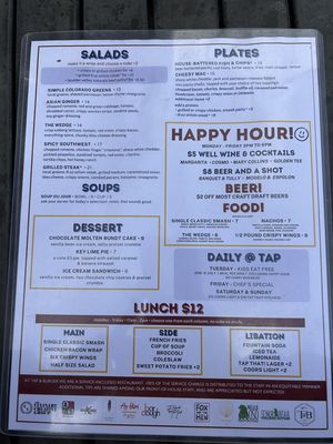 Menu photo 2 Highland Tap and Burger Denver, CO Menu photo 2 Highland Tap and Burger Denver, CO