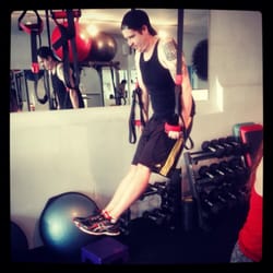 Phys Ed Studio - Our studs hang from our ceiling studs. Yes, Literally. Challenging body-weight exercises are here!