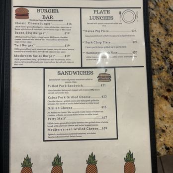Kountry Kitchen - Menu - American Near Me - Kapaa, Hawaii