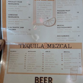 Dos Bocas - Drink menu. - Cajun/Creole Near Me - Atlanta, Georgia Dos Bocas - Drink menu. - Cajun/Creole Near Me - Atlanta, Georgia