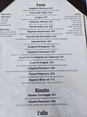 Menu photo 2 Amici Ristorante New York City, NY