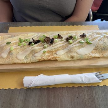 The Red Bud Cafe - Creamy mushroom crepe - Cafes Near Me - Daytona Beach, Florida The Red Bud Cafe - Creamy mushroom crepe - Cafes Near Me - Daytona Beach, Florida