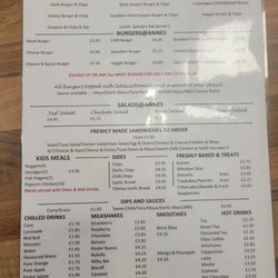 Anne's Tearoom - Menu