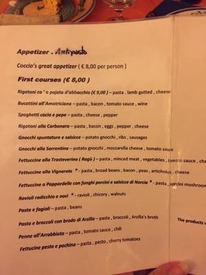 Menu photo 3 Il Coccio Rome, RM