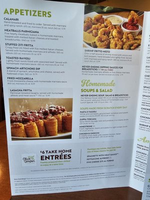 Menu photo 6 Olive Garden Roanoke, VA