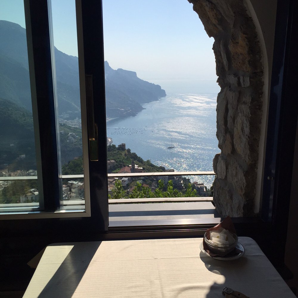 Hotel Graal - View at breakfast (breakfast is included in the room price) - Hotels Near Me - Ravello, SA