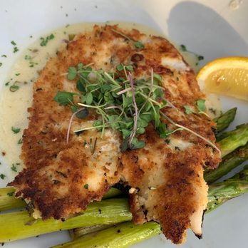 Caps On The Water - Crusted Grouper - Seafood Near Me - St Augustine, Florida