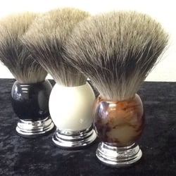 ByWay Barber and Massage - Shaving brushes - premium silver tip badger! Luxurious!